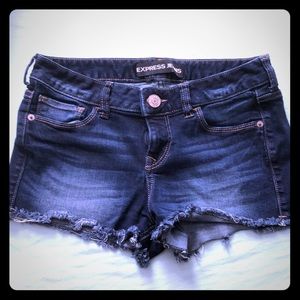 Express jean shorts